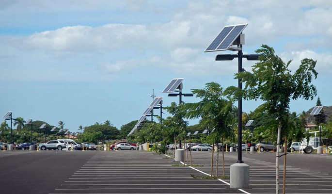 Solar Street Lights for Parks